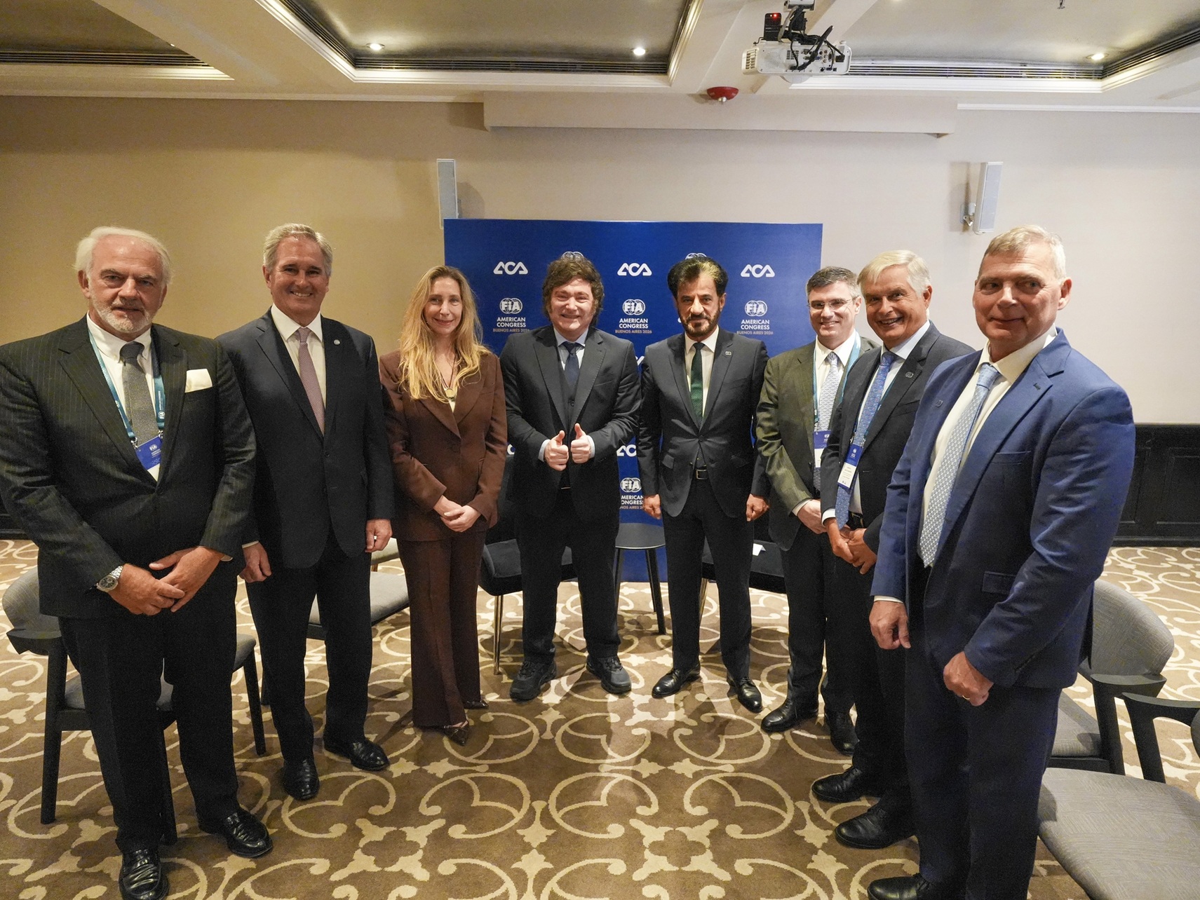 Argentinian President Javier Milei and FIA President Mohammed Ben Sulayem open FIA American Congress in Buenos Aires